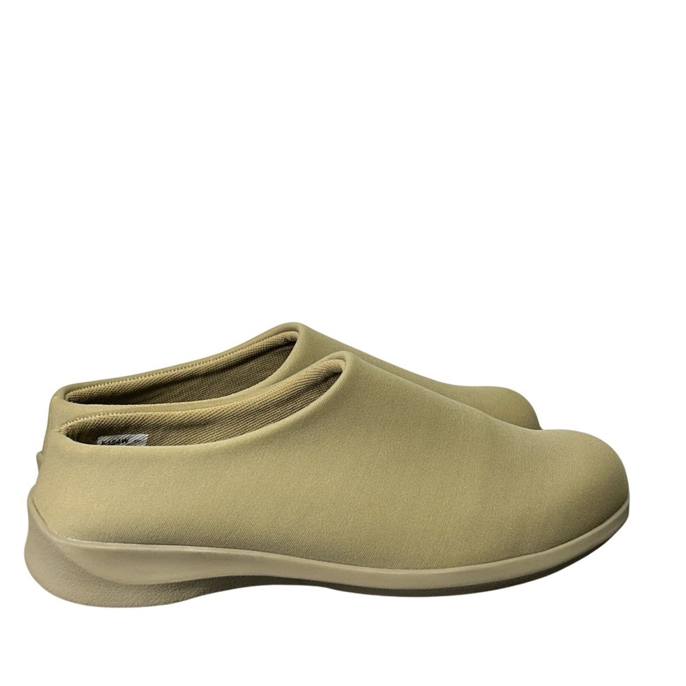 Aetrex E194W Women's Clogs Slip On Comfort Shoes US 11 X-WIDE Taupe Knit